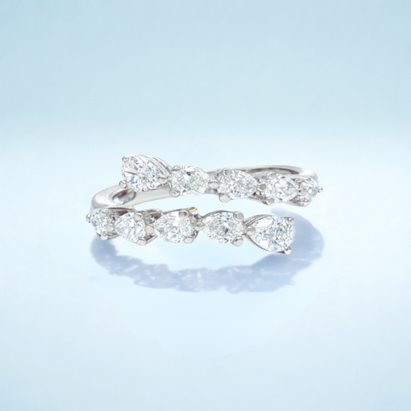 Aurora Pear Ring